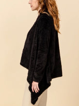Load image into Gallery viewer, Drape Front Teddy Coat