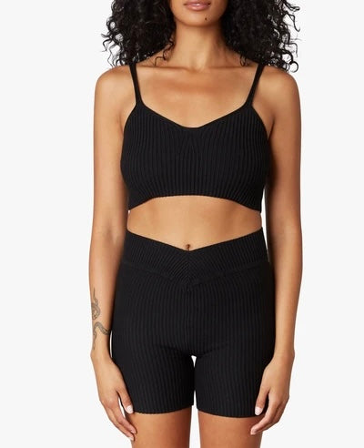 Crop Rib Sweater Tank