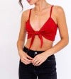 Load image into Gallery viewer, Knit Tie Sweater Bralette