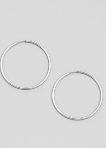Infinity Circle Hoop Earrings