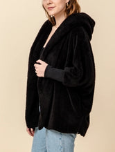 Load image into Gallery viewer, Hooded Long Sleeve 2 Pocket Teddy Coat