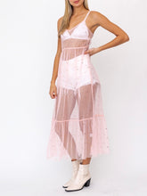 Load image into Gallery viewer, Tulle Mesh Star Sheer Festival Dress