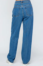 Load image into Gallery viewer, High Waist Straight Semi Wide Leg Jeans