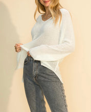 Load image into Gallery viewer, V Neck Raglan Sleeve Knit Sweater