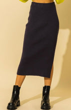 Load image into Gallery viewer, Rib Midi Skirt