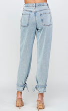 Load image into Gallery viewer, High Waist 5 Pocket Ankle Strap Jeans