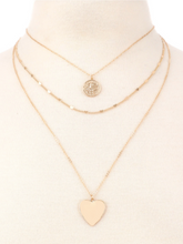 Load image into Gallery viewer, Layered Heart Necklace