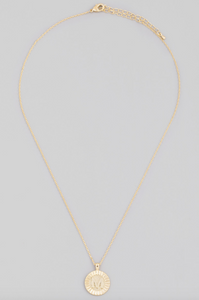 Evil Eye Heart Sunburst Necklace
