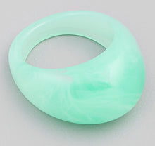 Load image into Gallery viewer, Solid Dome Resin Fashion Ring