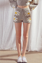 Load image into Gallery viewer, Daisy Knit Zipper Shorts