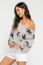 Load image into Gallery viewer, Knit Star Long Sleeve Sweater